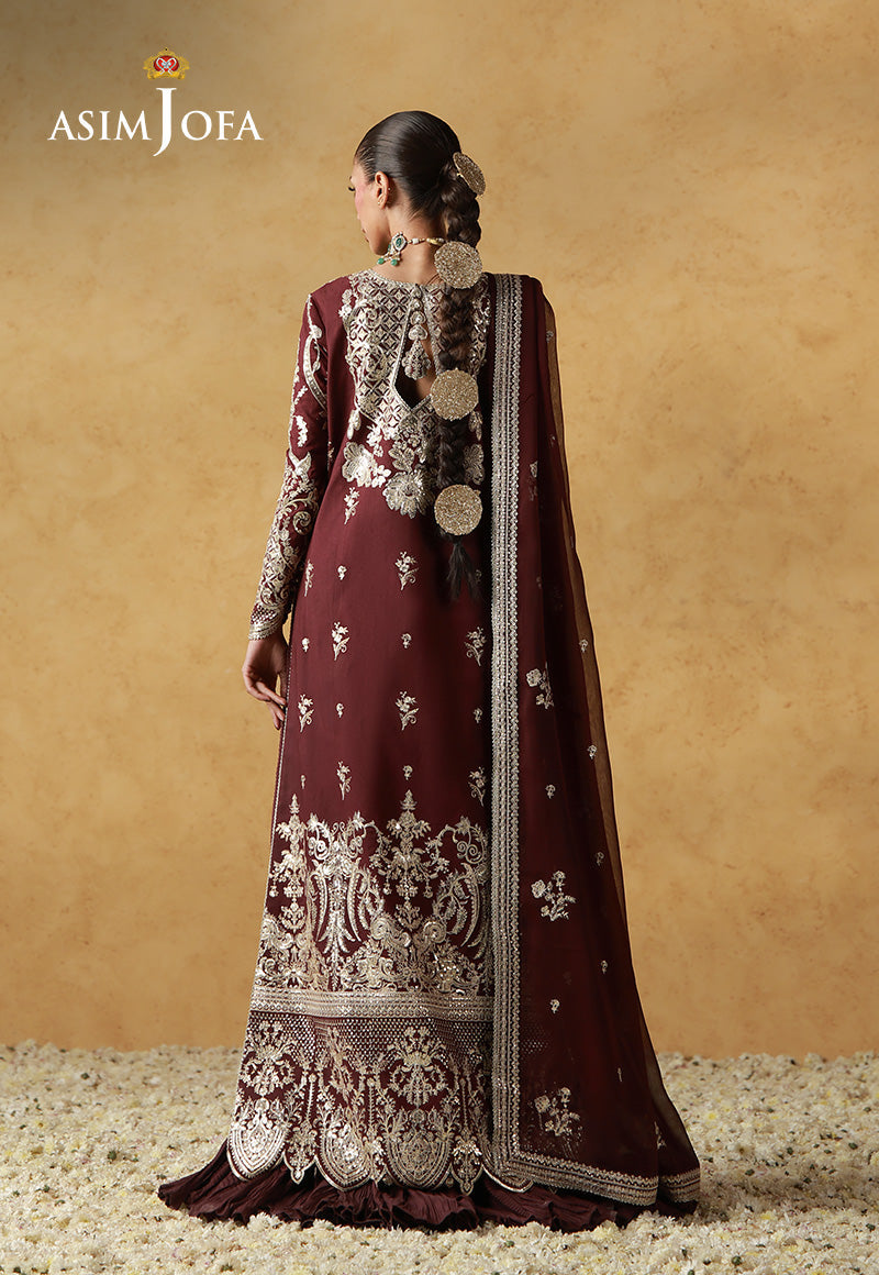 Asim Jofa | Ishq e Eid | AJULN-17  Embroidered Raw Silk  3 Pcs