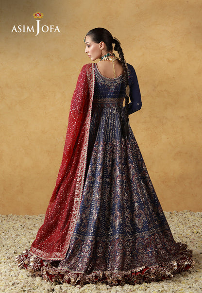 Asim Jofa | Ishq e Eid | AJULN-06 Embroidered Silk 3 Pcs