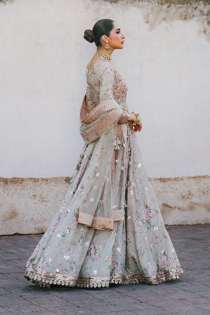 Iznik | Exclusive Formals | UE-313 Embroidered Raw Silk
