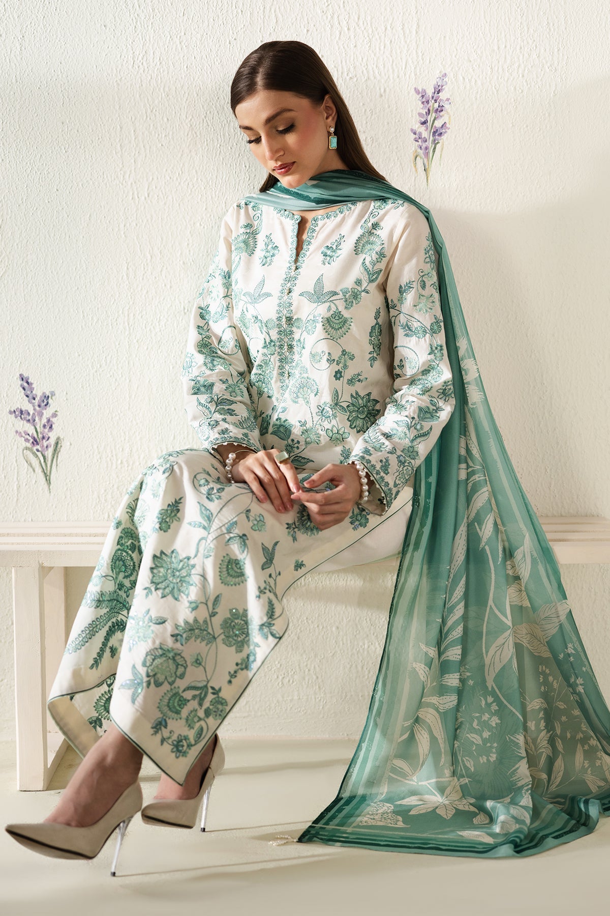 Baroque | Embroidered Lawn | SF-4430