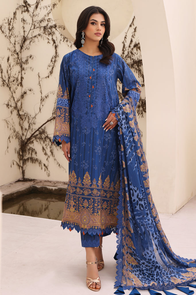 Charizma | Naranji Embroidered Lawn 24 | CN4-005 - House of Zarish
