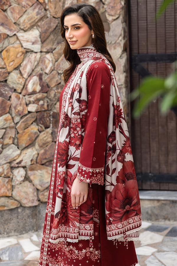 Farasha | Eminence Khaddar 25 | Claret