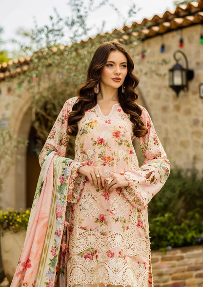 Elaf Premium | Print Chikankari 25 | ELK-04B TRUE LOVE