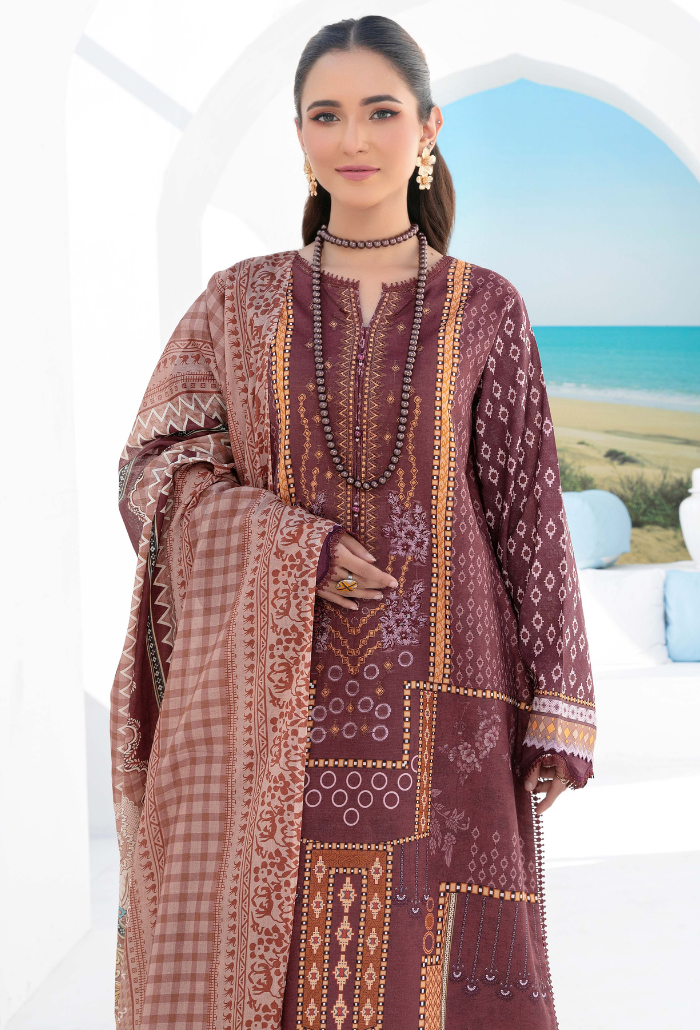 Humdum | Saira Bano Lawn 24 | D07 - House Of Anaya