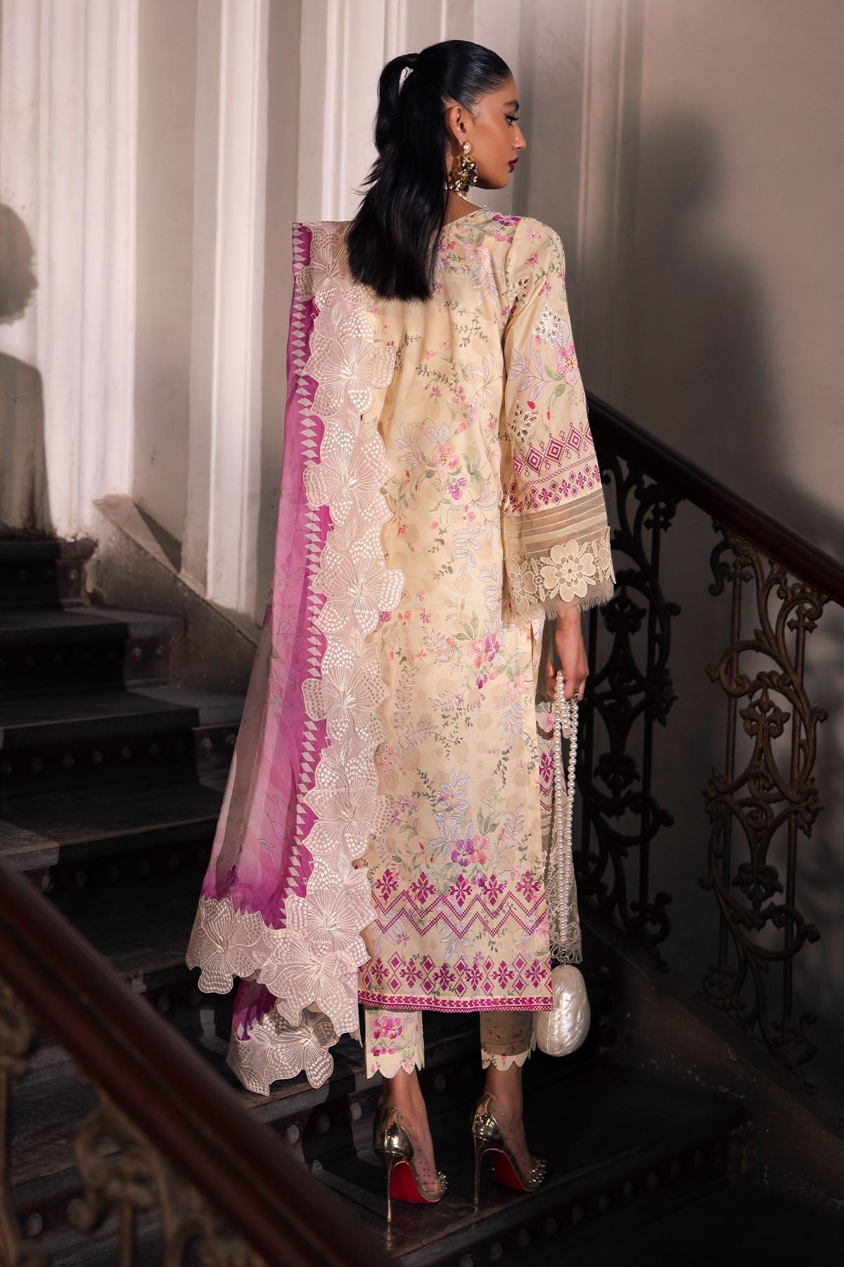 Nureh | Glam Girl Lawn | GL-14 - House Of Anaya