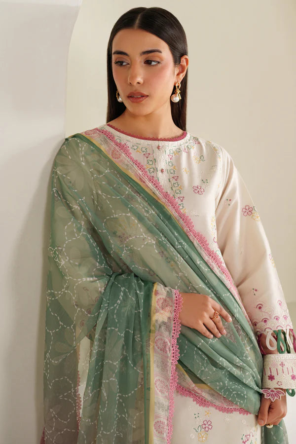 Farasha | Summer Weaves Embroidered lawn'26 | Meadow Bloom