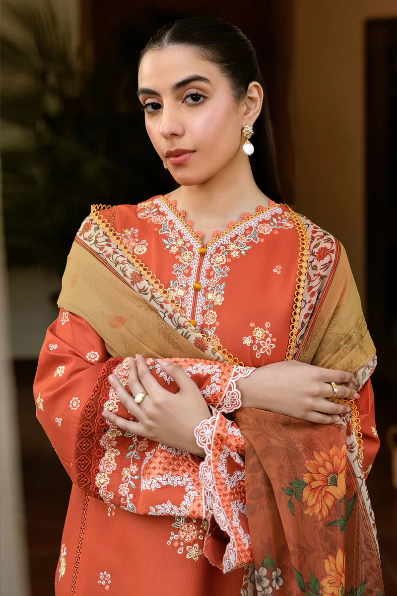 Farasha | Summer weaves | Orange Petal