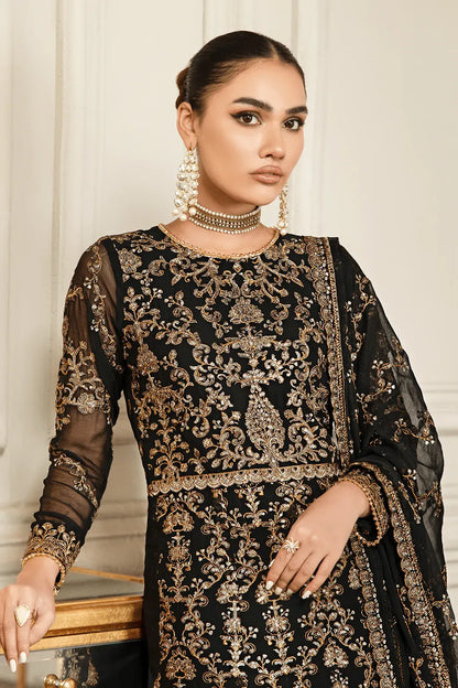 Zarif | Mehroz Formals | Black Ruby - House Of Anaya