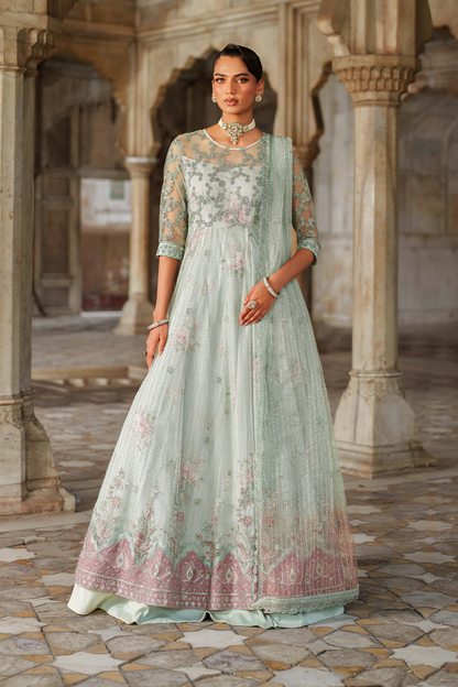 Iznik | Exclusive Formals | UE-553 Embroidered Net
