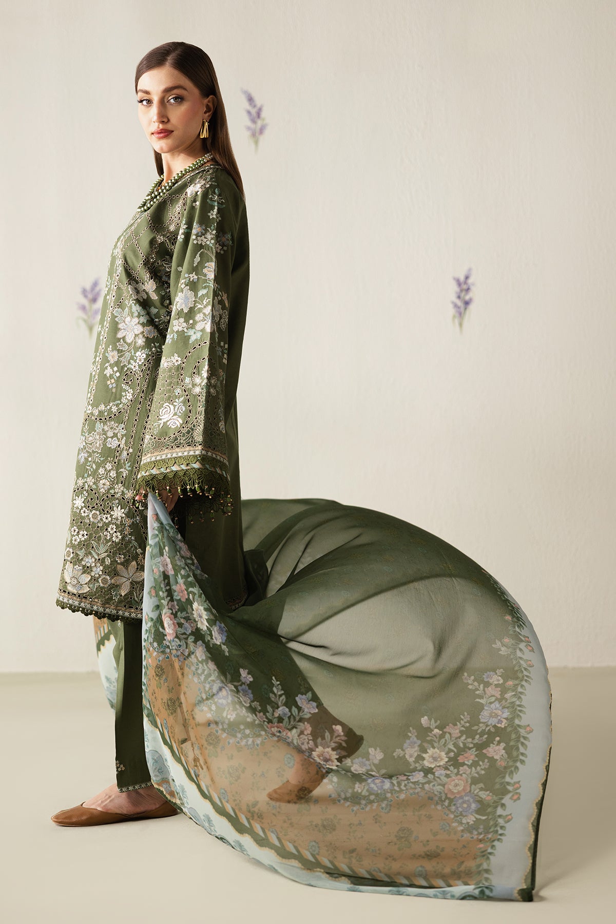 Baroque | Embroidered Lawn | SF-4431