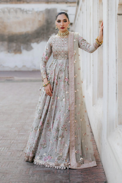 Iznik | Exclusive Formals | UE-313 Embroidered Raw Silk