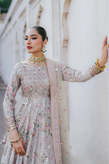 Iznik | Exclusive Formals | UE-313 Embroidered Raw Silk