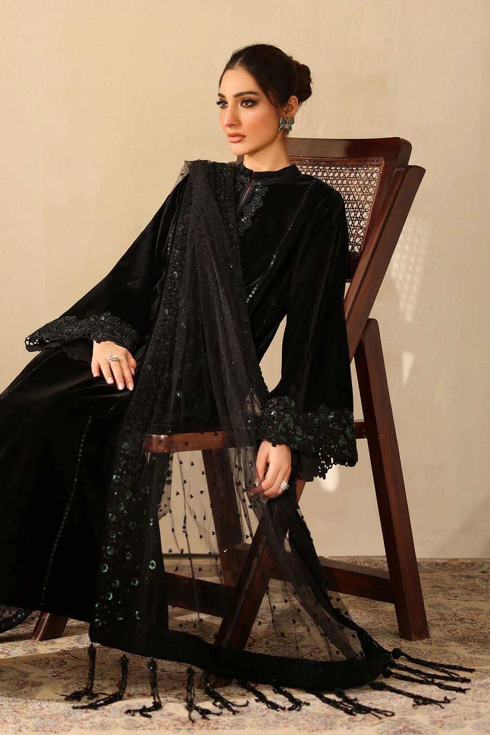 Baroque | EMBROIDERED VELVET |  PR-1222