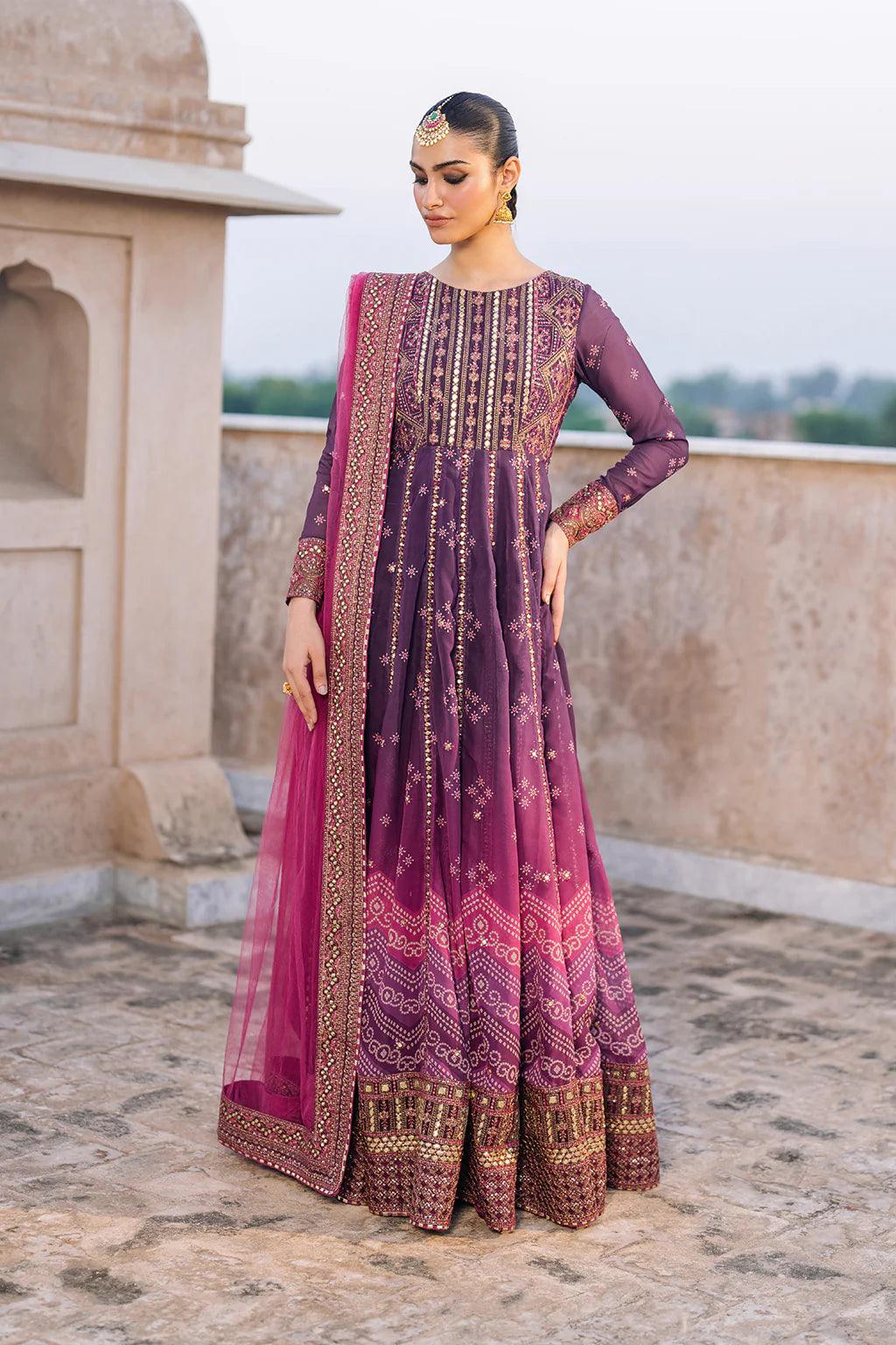 Iznik | Bandhani | UE-333 Embroidered Chiffon