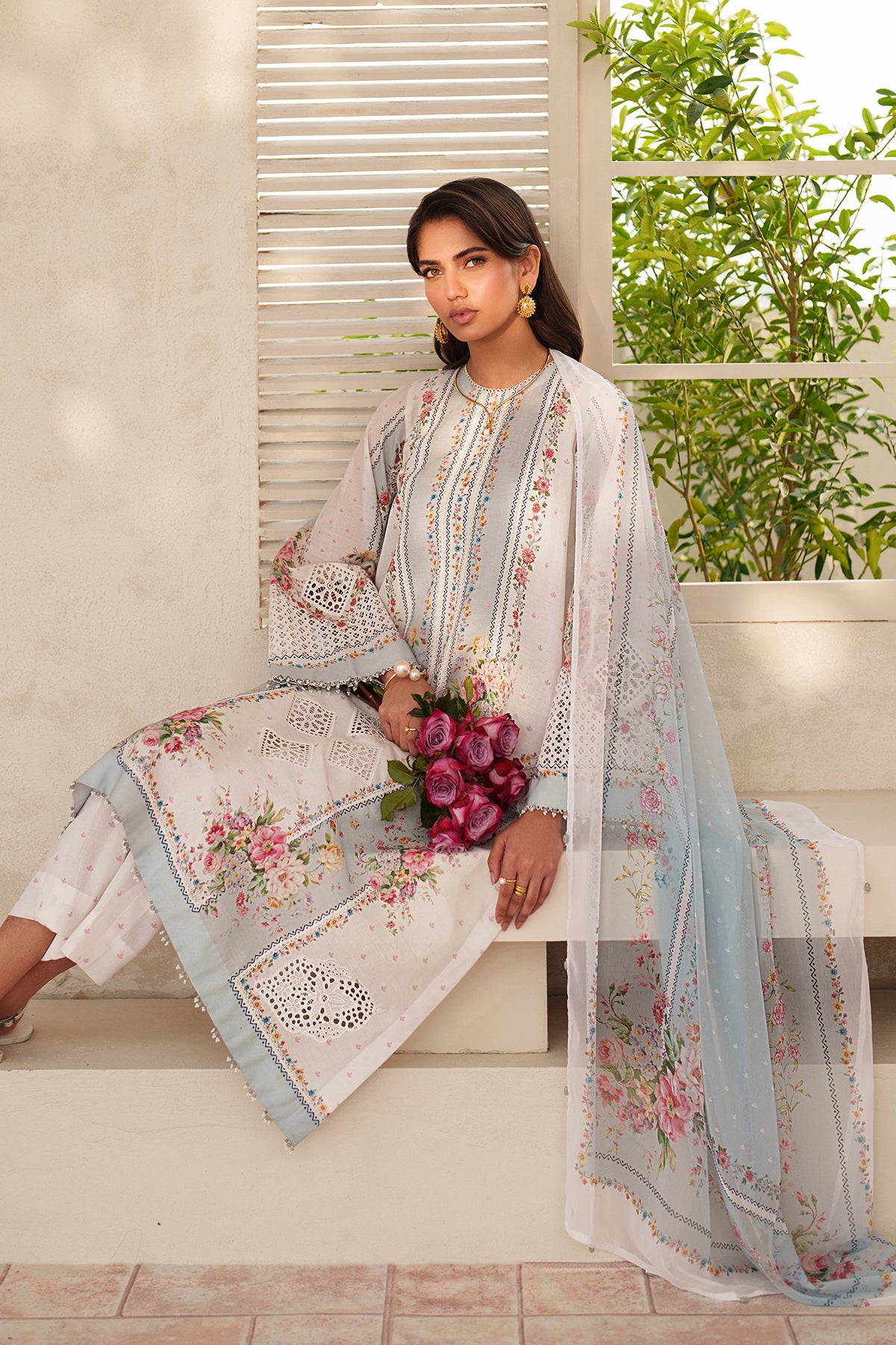 Baroque | Embroidered Lawn | SF-4402