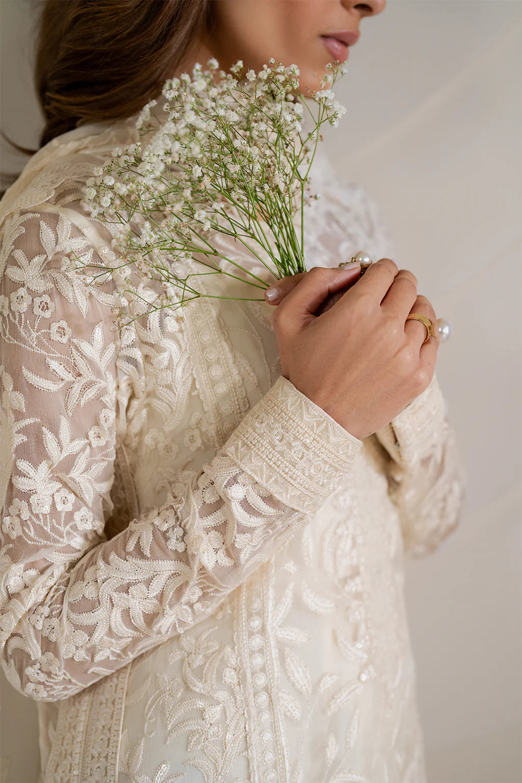 Iznik | Exclusive Formals | UE-391 Embroidered Chiffon