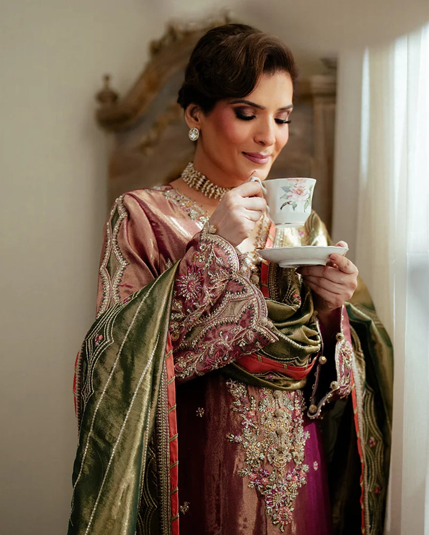 Mushq | Sunehri Lama Silk | Seema