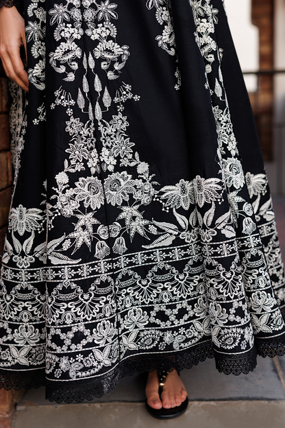 Emaan Adeel | Mirabelle Festive Luxury Lawn | MIDNIGHT BLISS