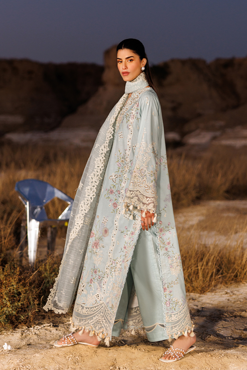 Emaan adeel | Sunlit Groove Luxury Lawn 26 | MORNING DEW