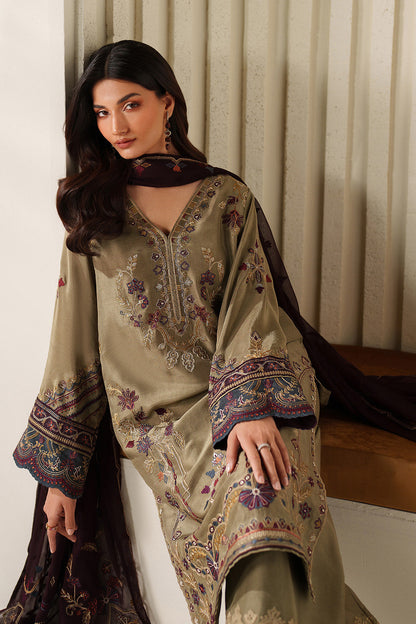 Iznik | Exclusive Formals | UE-614 Embroidered Ramen Silk