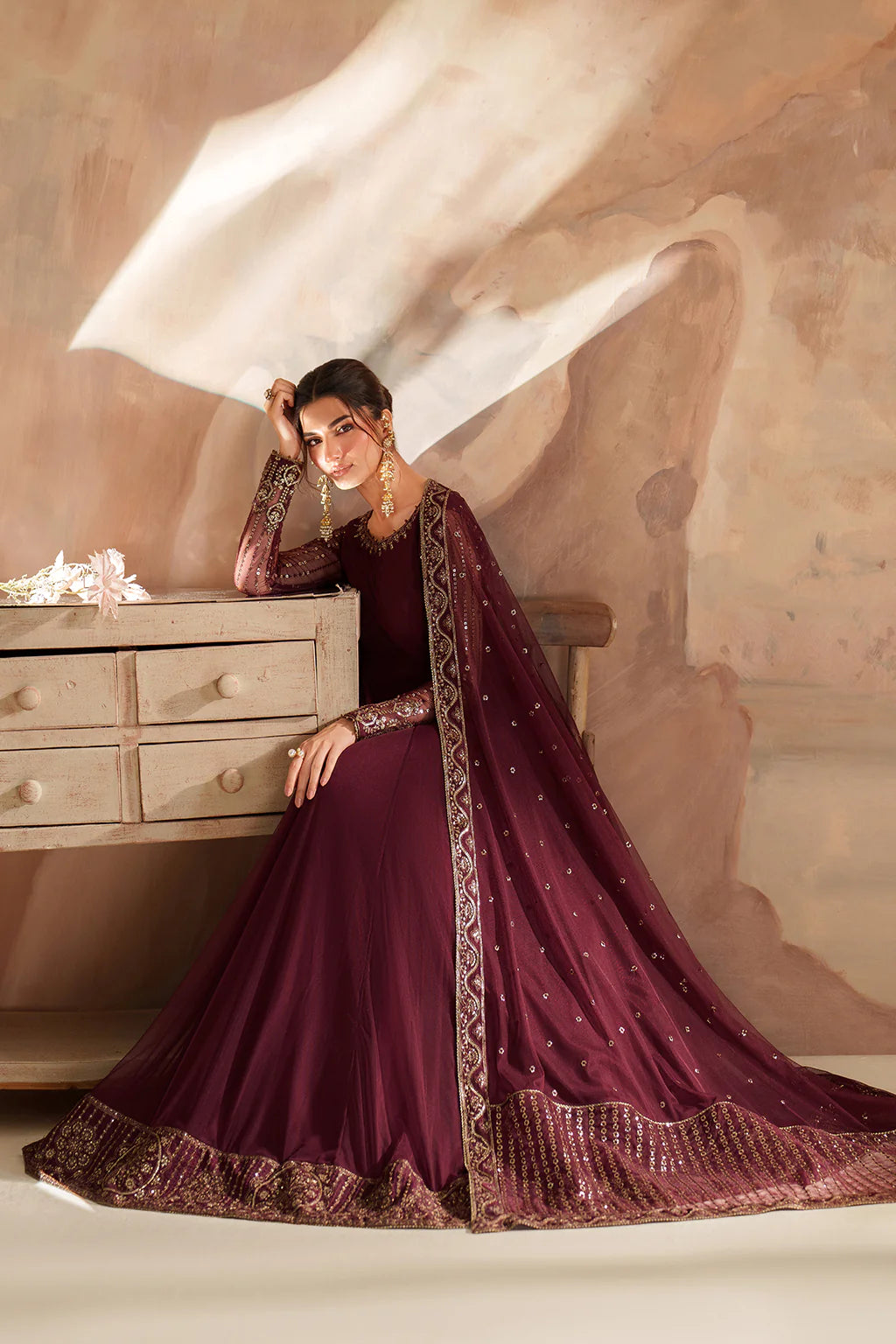 Iznik | Chinon Chiffon | CC-80 Embroidered Net