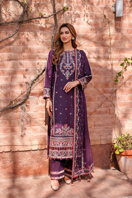 Farasha | Kaavish Lawn 24 | SHADOW BERRY - House Of Anaya