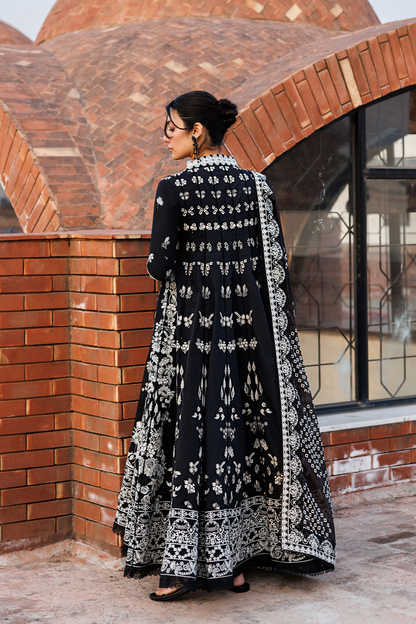 Emaan Adeel | Mirabelle Festive Luxury Lawn | MIDNIGHT BLISS