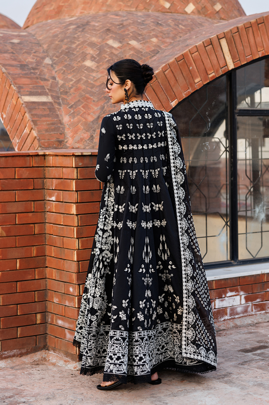 Emaan Adeel | Mirabelle Festive Luxury Lawn | MIDNIGHT BLISS