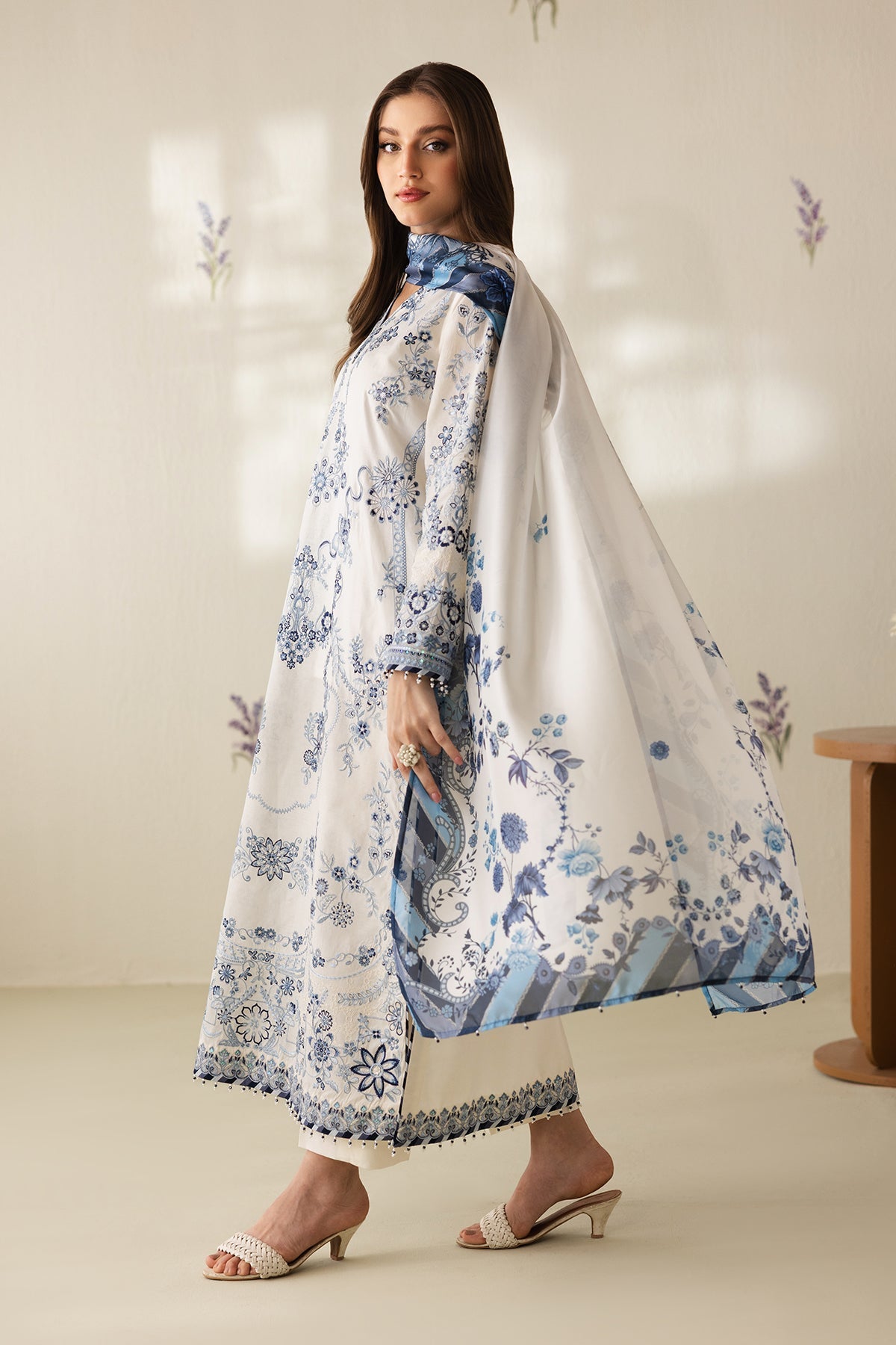 Baroque | Embroidered Lawn | SF-4423