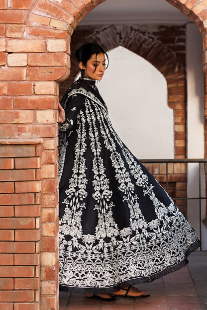 Emaan Adeel | Mirabelle Festive Luxury Lawn | MIDNIGHT BLISS