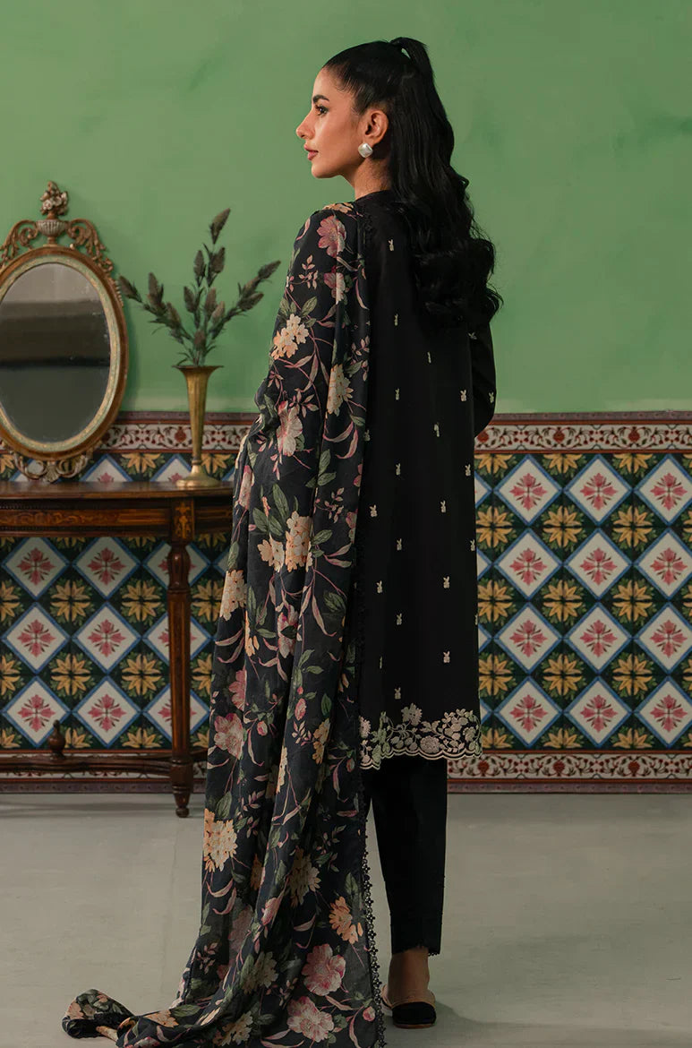 Cross Stitch | Mahiri Embroidered Collection | RAVEN FLORA - House Of Anaya