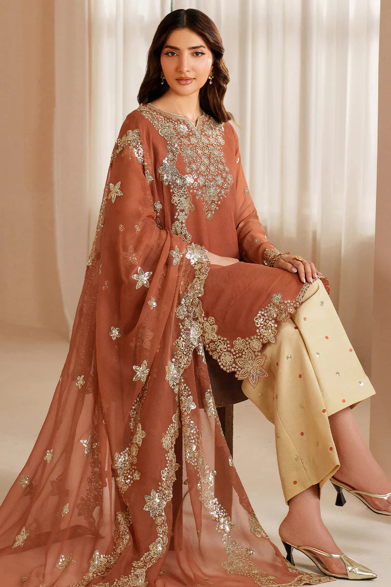 Farasha | STITCHED FORMALS ’26 | Warm Saffron
