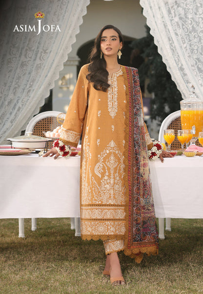 Asim Jofa | Summer Rhapsody | AJUBU-04 Embroidered Jacquard