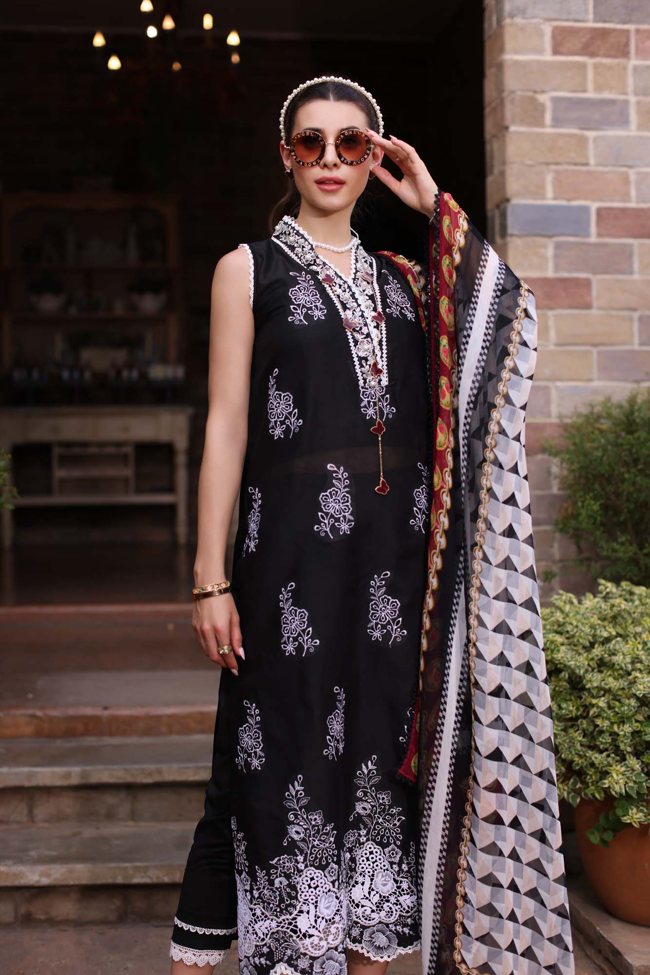 Noor by Saadia Asad | Eid Luxe Printkari 24 | D6 - House Of Anaya