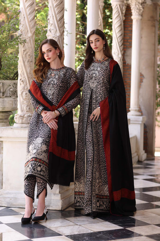 Noor by Saadia Asad | Winter Pashmina 25 | Noir Safari