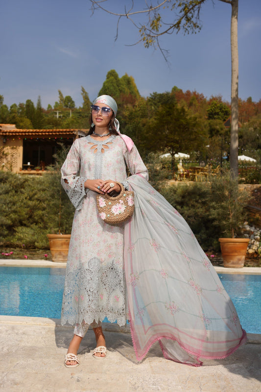 Noor by Saadia Asad | Luxe Chikankari 25 | D7-B - House Of Anaya