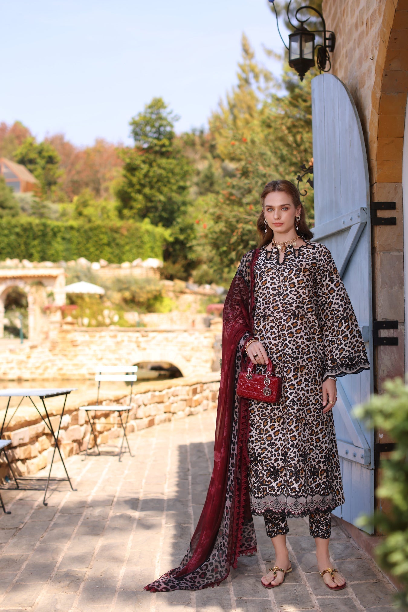 Noor by Saadia Asad | Luxe Chikankari 25 | D2-B - House Of Anaya