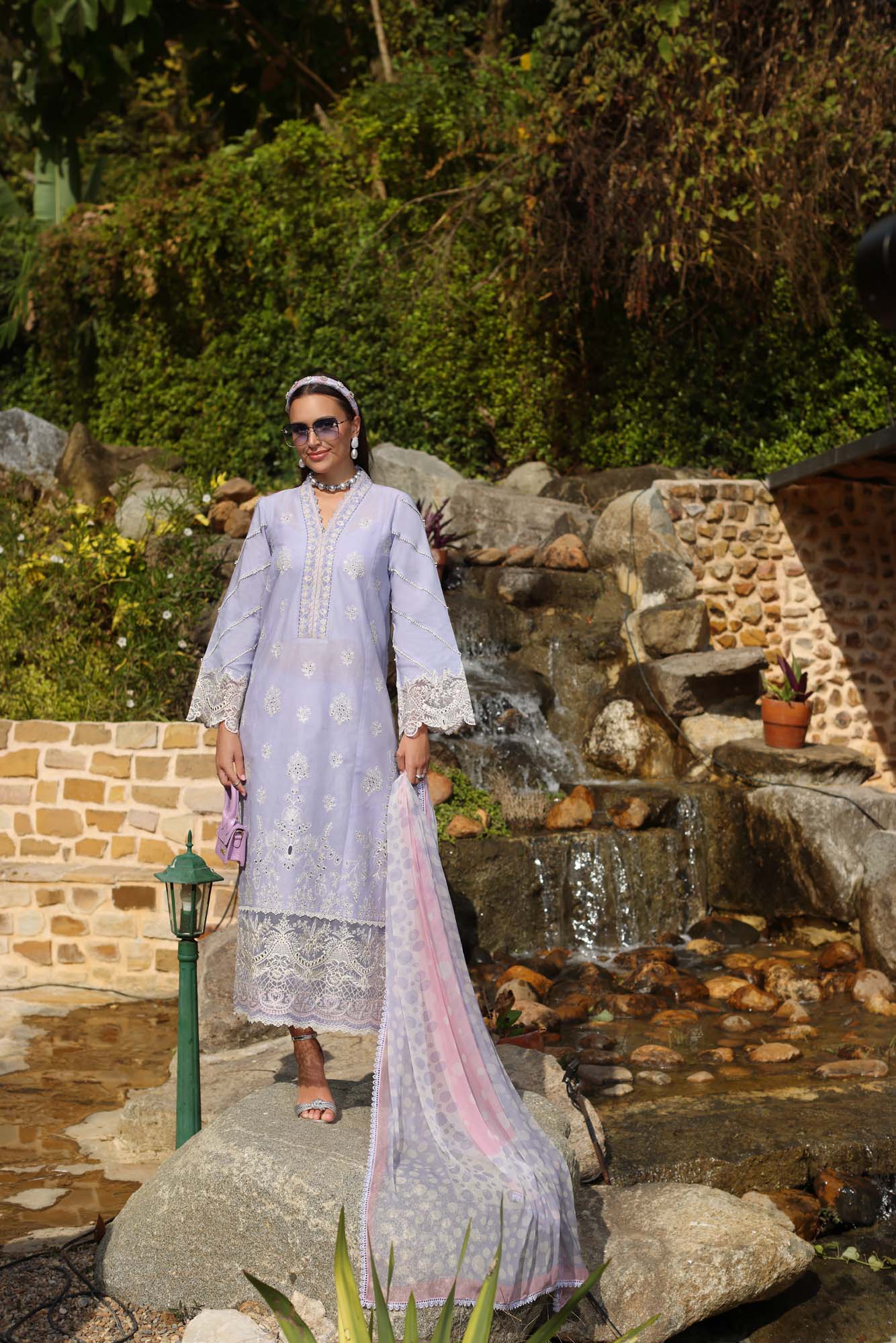 Noor by Saadia Asad | Luxe Chikankari 25 | D3-A - House Of Anaya