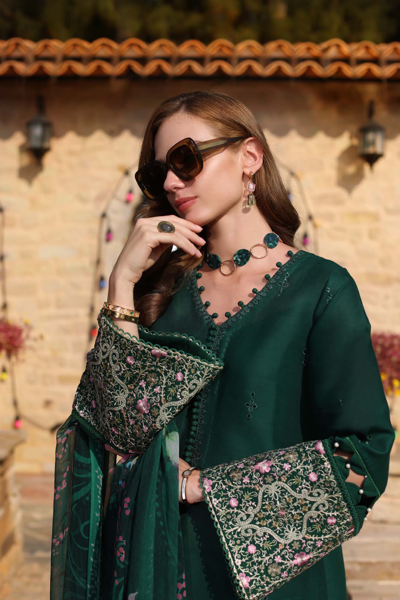 Noor by Saadia Asad | Luxe Chikankari 25 | D1-A - House Of Anaya