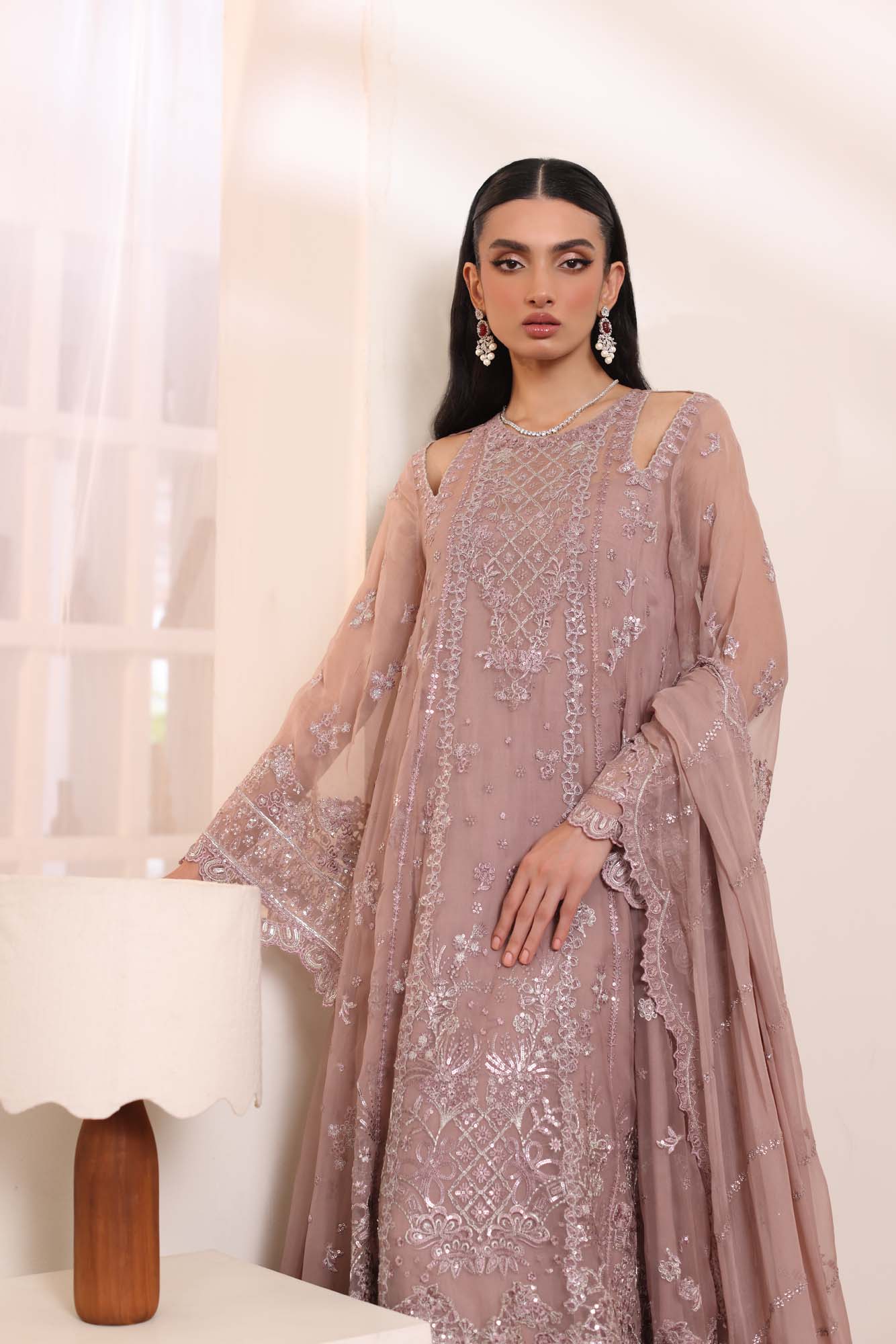 Noor by Saadia Asad | Noor Chiffon De Luxe | D7 - House Of Anaya