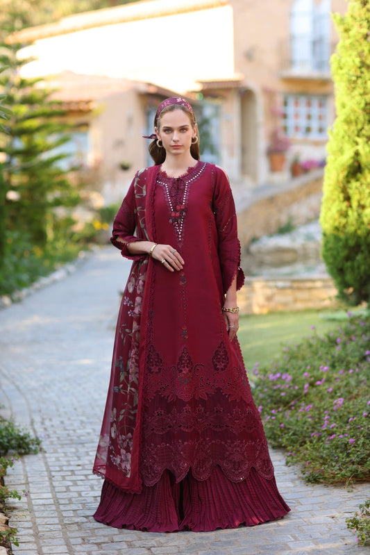 Noor by Saadia Asad | Luxe Chikankari 25 | D6-A - House Of Anaya
