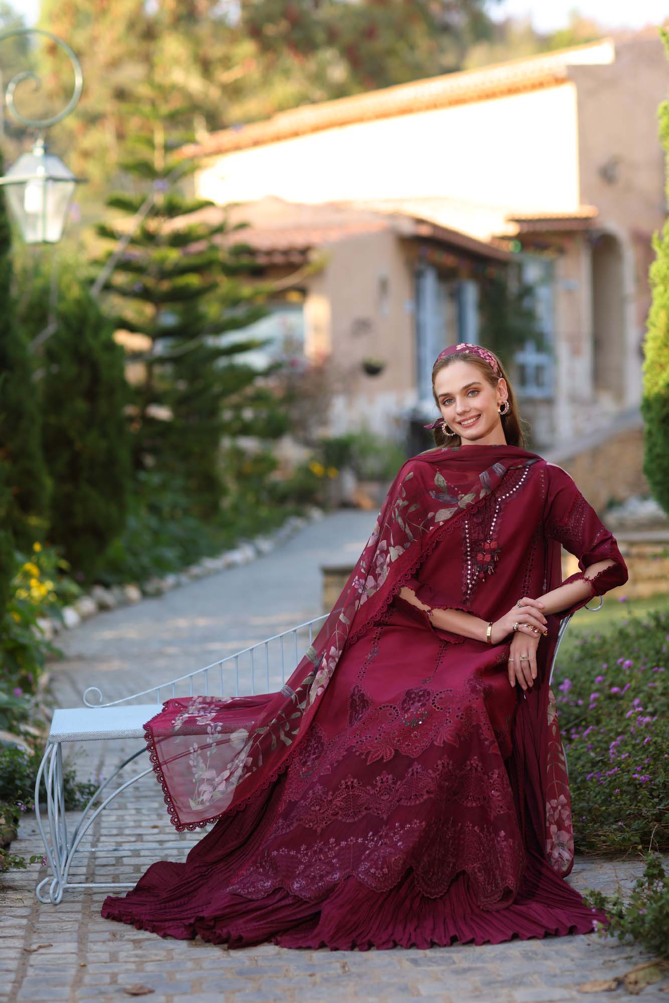 Noor by Saadia Asad | Luxe Chikankari 25 | D6-A - House Of Anaya
