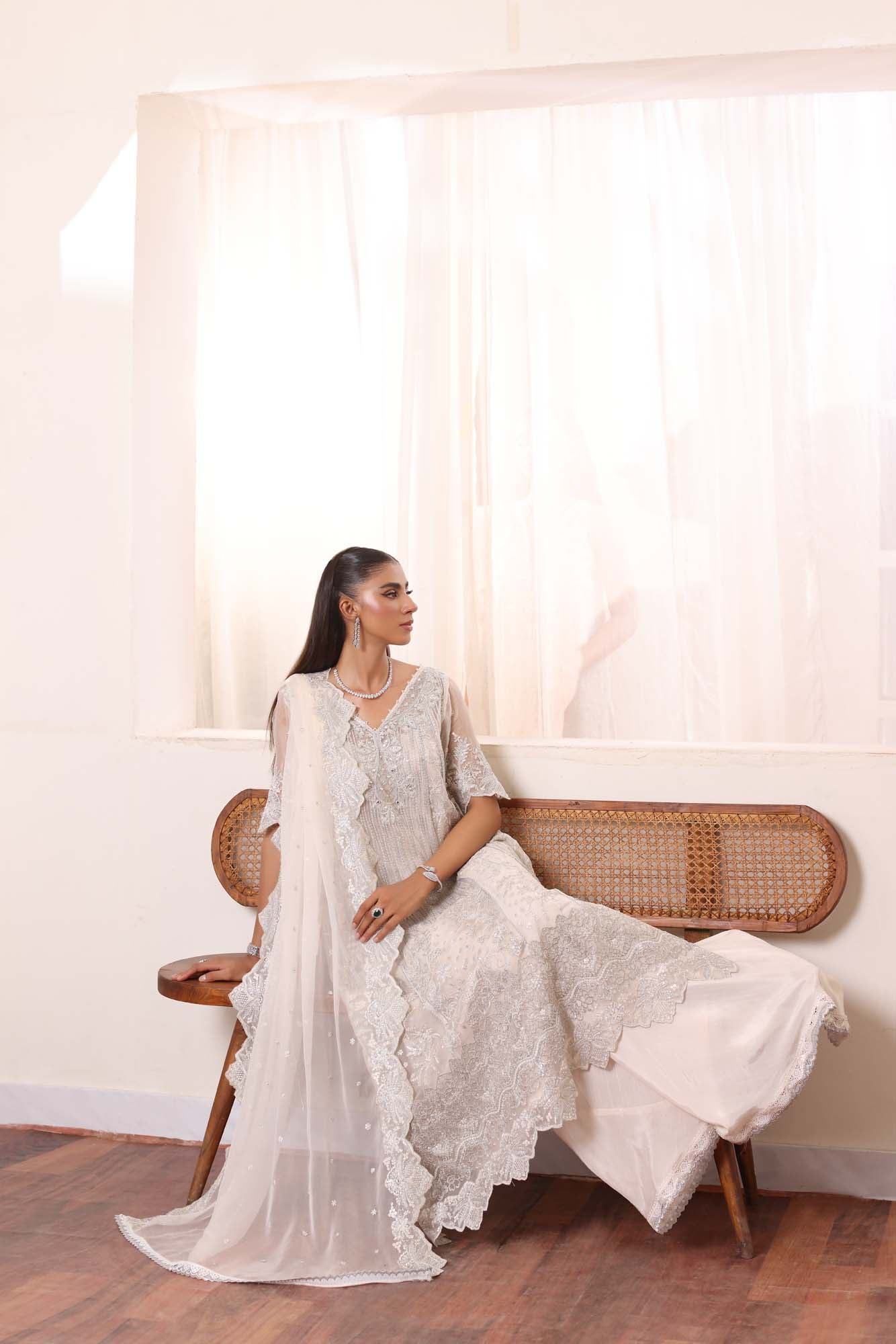 Noor by Saadia Asad | Noor Chiffon De Luxe | D5 - House Of Anaya