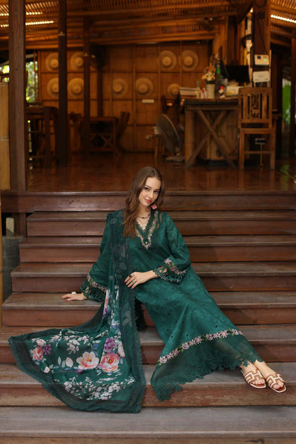 Noor by Saadia Asad | Eid Luxe Printedkari | D9-B