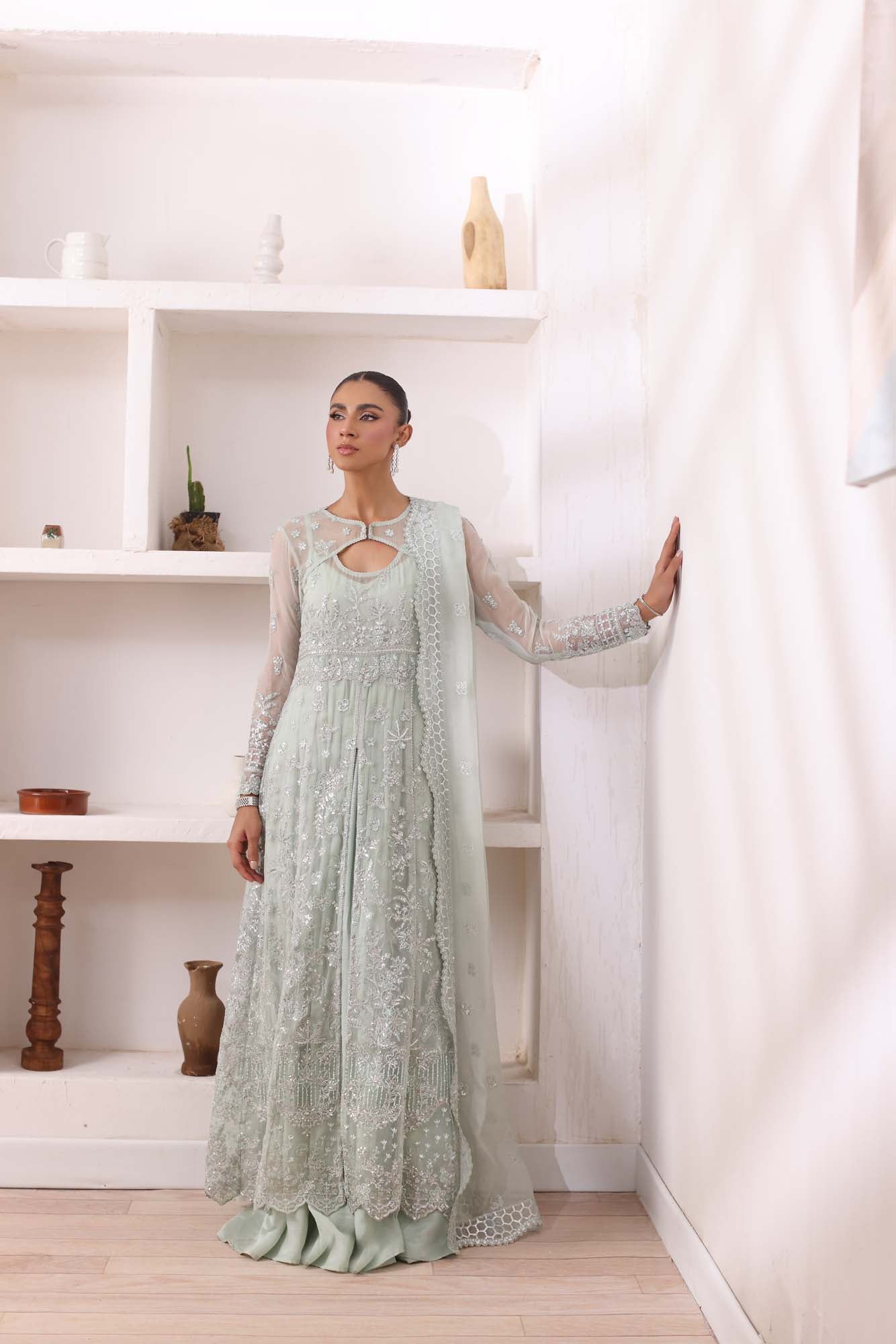 Noor by Saadia Asad | Noor Chiffon De Luxe | D8 - House Of Anaya