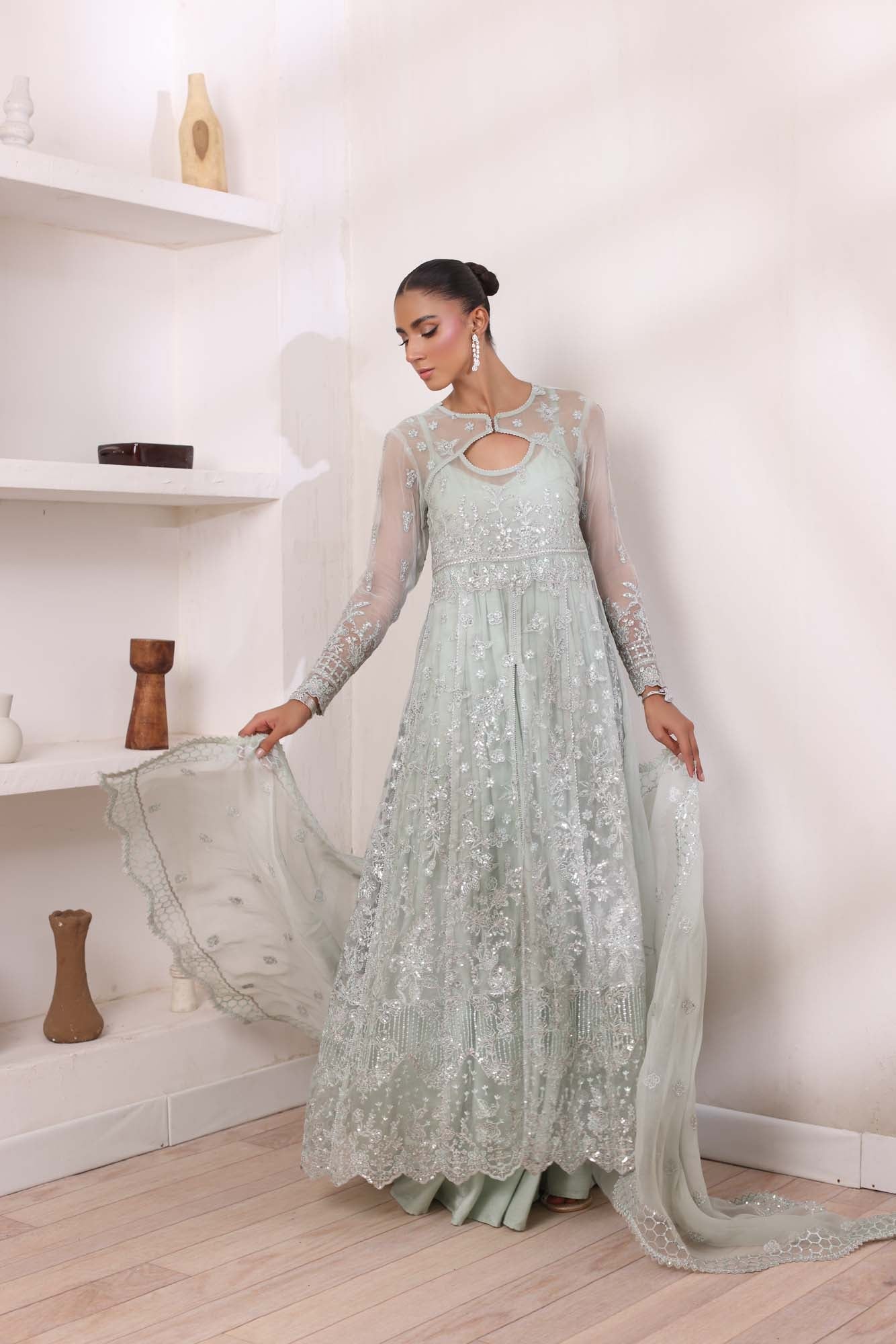Noor by Saadia Asad | Noor Chiffon De Luxe | D8 - House Of Anaya