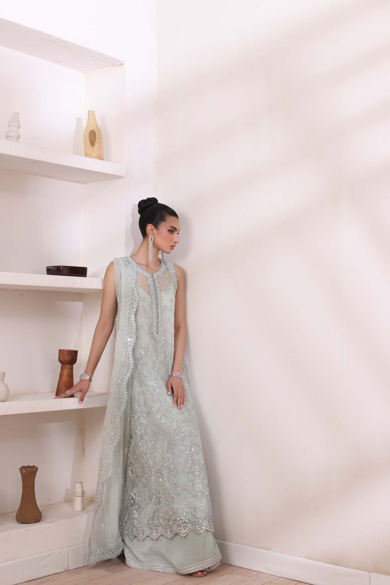 Noor by Saadia Asad | Noor Chiffon De Luxe | D8 - House Of Anaya