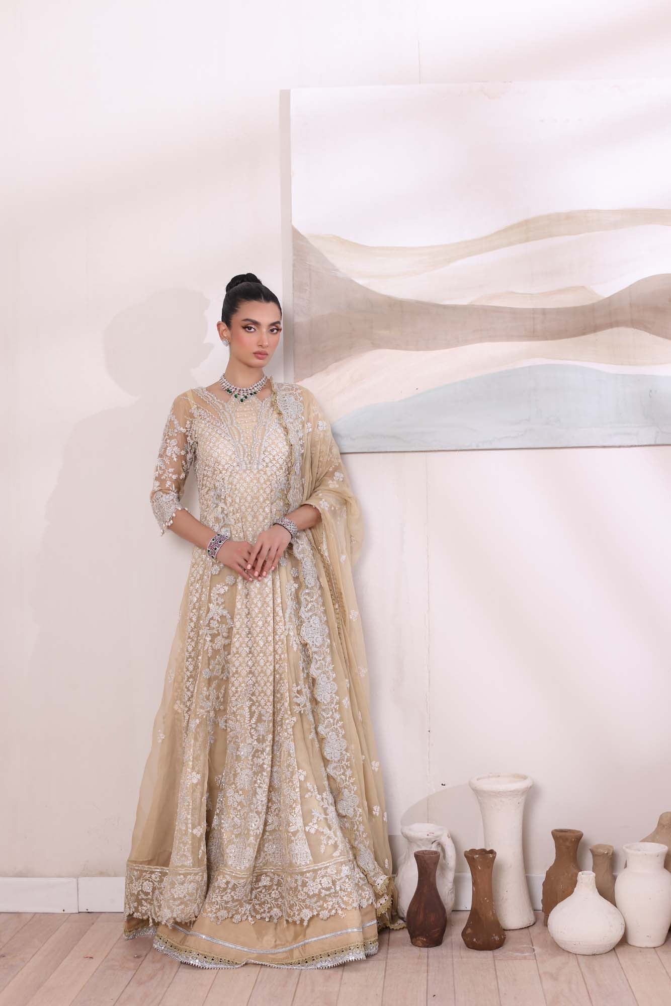 Noor by Saadia Asad | Noor Chiffon De Luxe | D1 - House Of Anaya