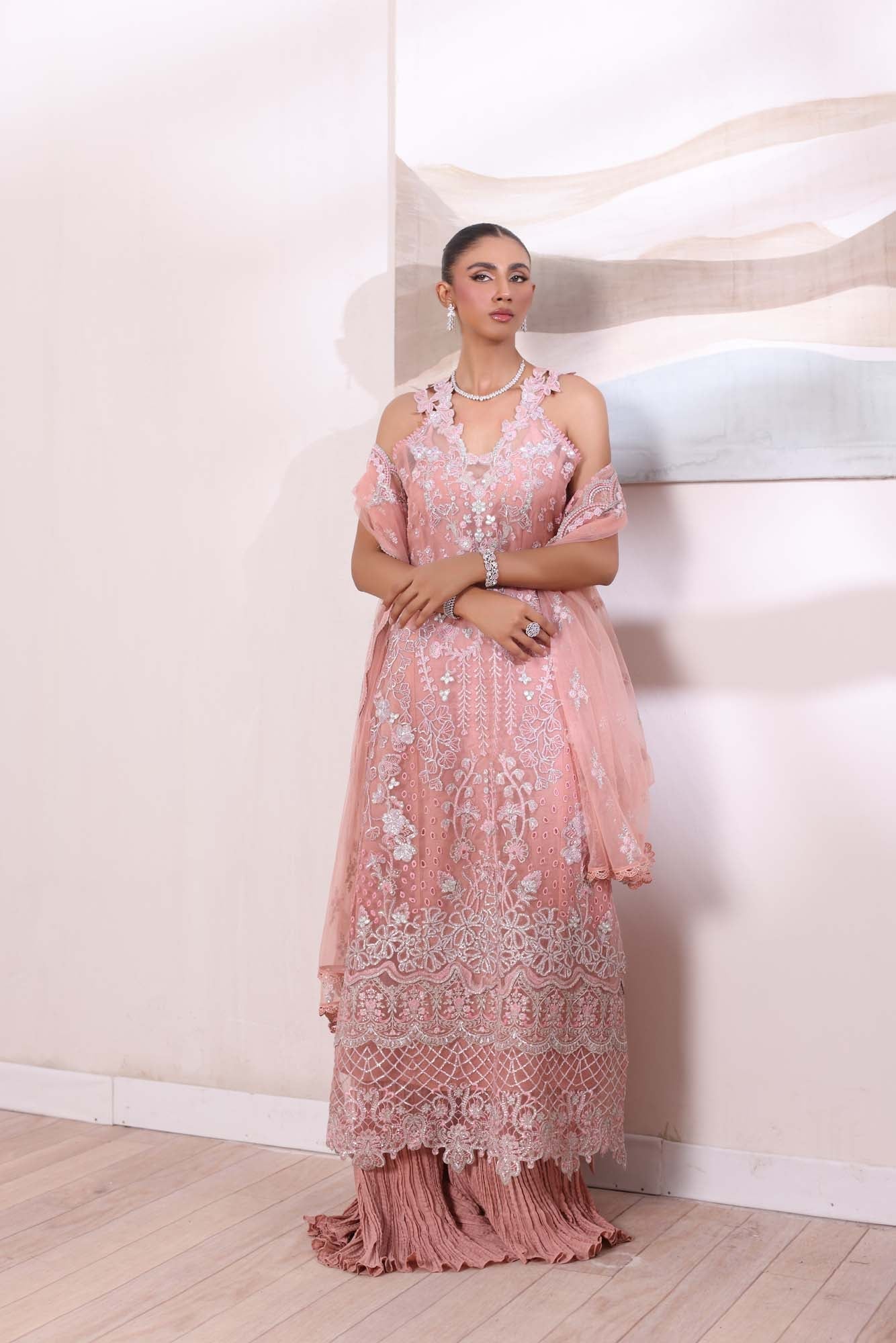 Noor by Saadia Asad | Noor Chiffon De Luxe | D6 - House Of Anaya