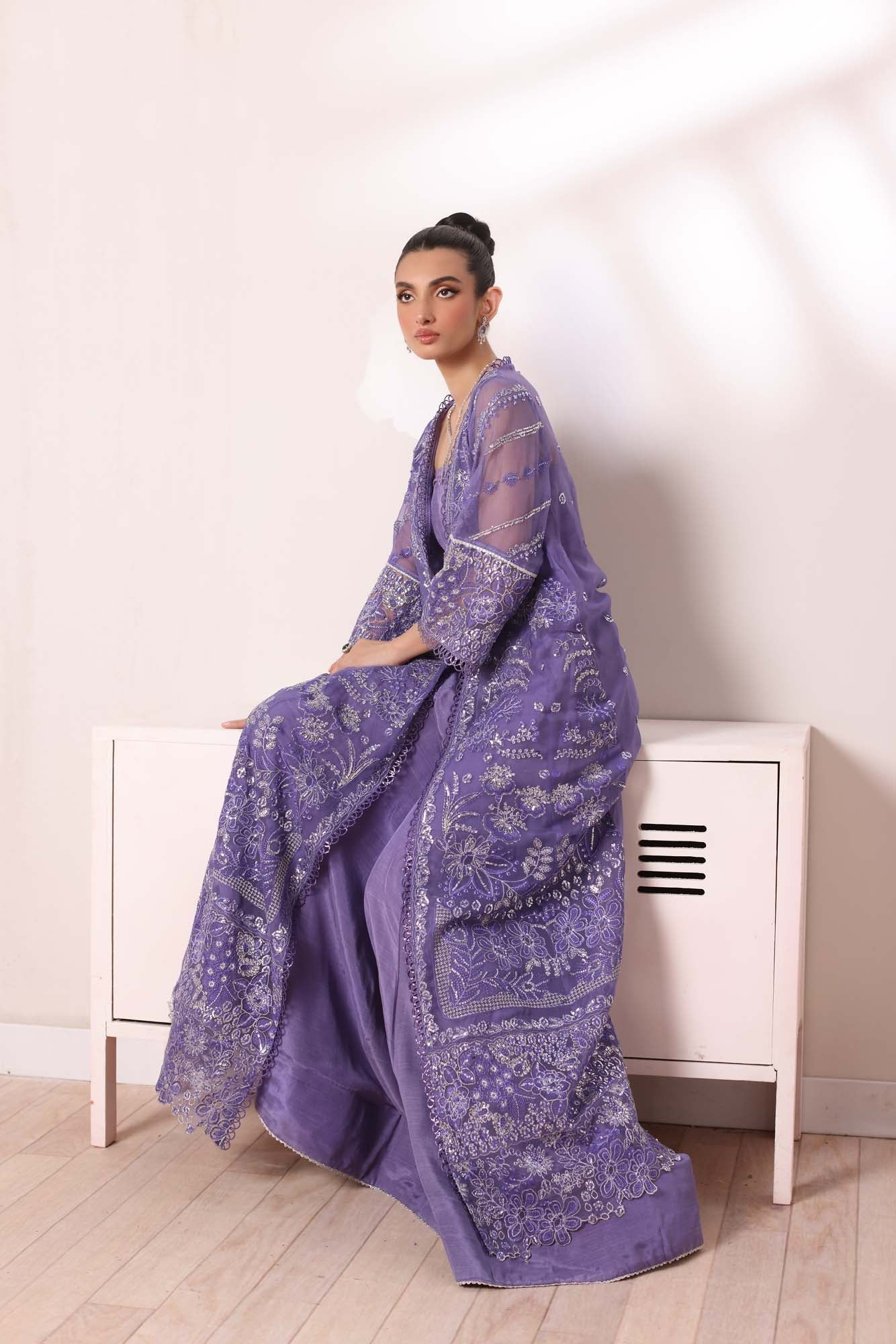 Noor by Saadia Asad | Noor Chiffon De Luxe | D2 - House Of Anaya